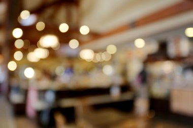 Kahve dükkanı bulanıklık tarzı.