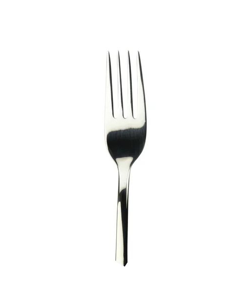 Silver Fork isolated on white. — Stock Photo, Image