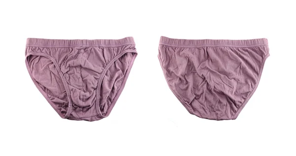 Purple men panties isolated on white. — Stock Photo, Image