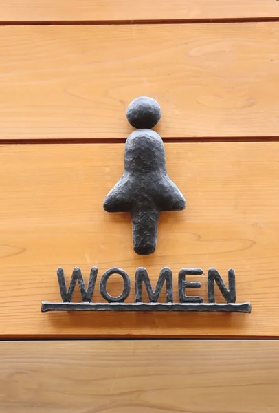 Het symbool van vrouwen badkamer. — Stockfoto