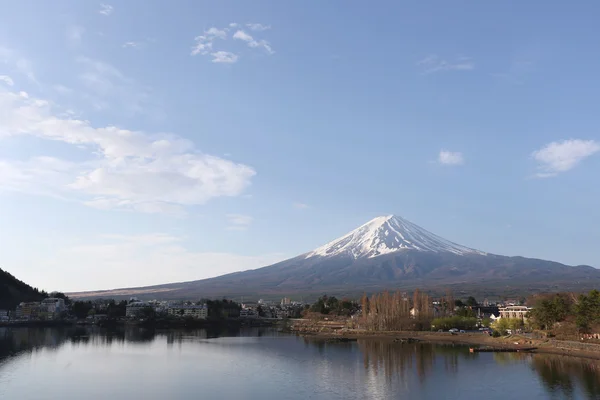 Widoki na Mount Fuji Kawaguchiko jezioro i. — Zdjęcie stockowe