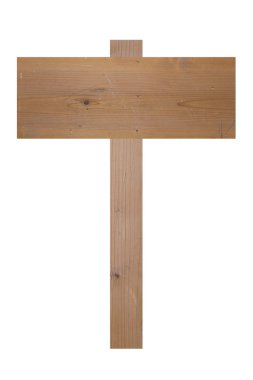 eski ahşap tabela üzerinde beyaz izole.