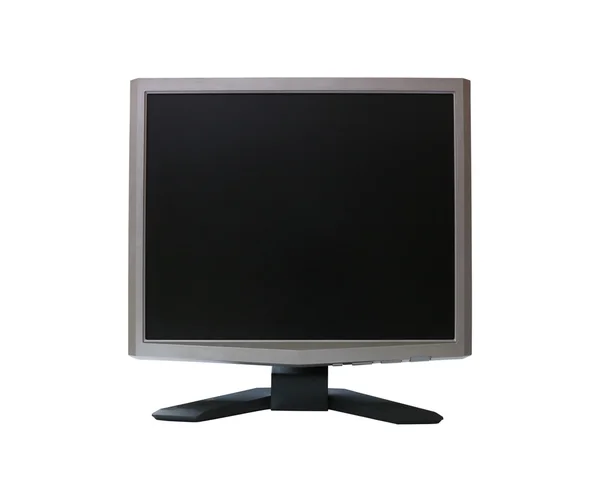 Rahmen-LED-Computerbildschirm (Monitor) auf weißem Hintergrund. — Stockfoto