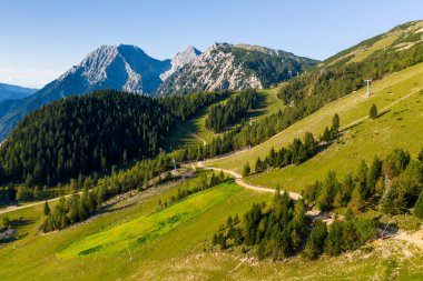 Krvavec mountain in Slovenia clipart
