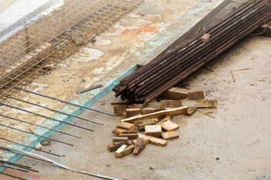 İnşaat sahası çalışıyor