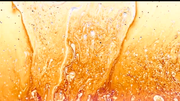 Мыльный пузырь абстрактные картины искусства — стоковое видео