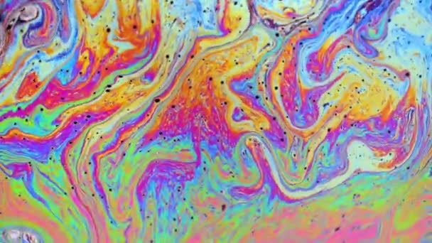 Psychedelické abstraktní barvy — Stock video