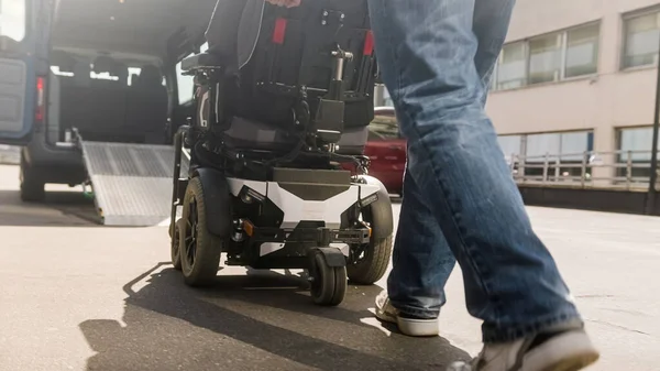 Accessible vehicle for wheelchair