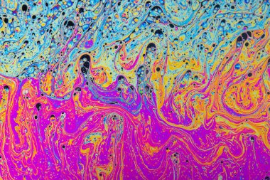 Sabun köpüğü soyut sanat kalıpları