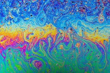 Sabun köpüğü soyut sanat kalıpları