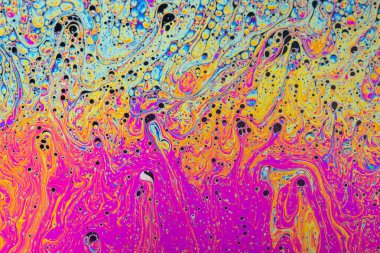 Sabun köpüğü soyut sanat kalıpları