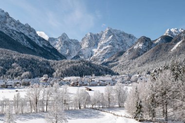Kranjska Gora kasabası kışın