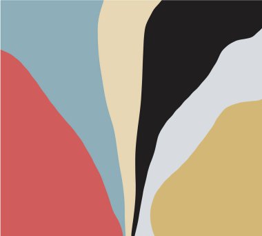 Soyut çağdaş estetik arka planlar. Toprak tonları, pastel renkler. Boho duvar dekoru. Orta yüzyıl modern minimalist sanat baskısı. Düz tasarım.