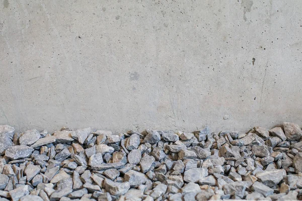 Cascalho Branco Laje Concreto Meio Fundo Abstrato Parte Passarela Betão — Fotografia de Stock