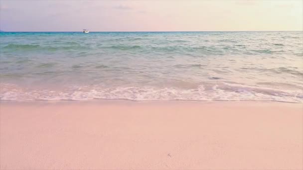 Tropiska Sommarparadis Scen Soksan Beach Koh Rong Island Kambodja — Stockvideo