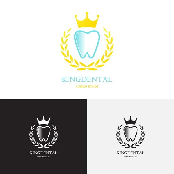 Plantilla del logotipo de la clínica dental — Archivo Imágenes Vectoriales