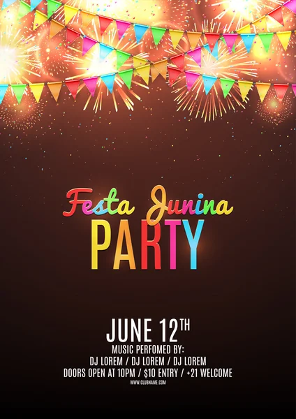 Festa junina partisi el ilanı