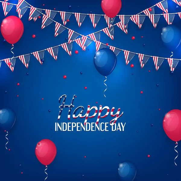 Happy Independence Day banner — Stock Vector