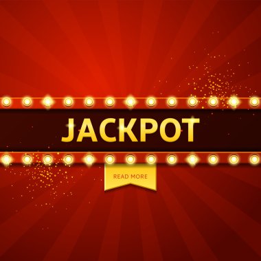 Jackpot retro afiş