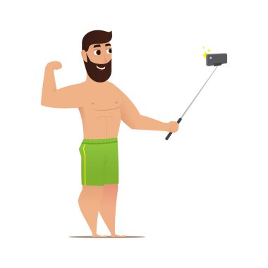 Çizgi film selfie adam vurdu