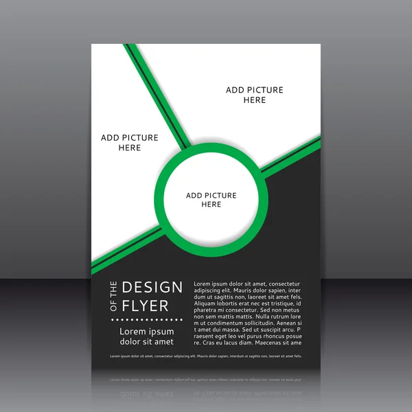 Vektor-Design des Flyers — Stockvektor