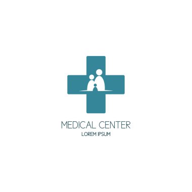 Tıp Merkezi logo şablonu