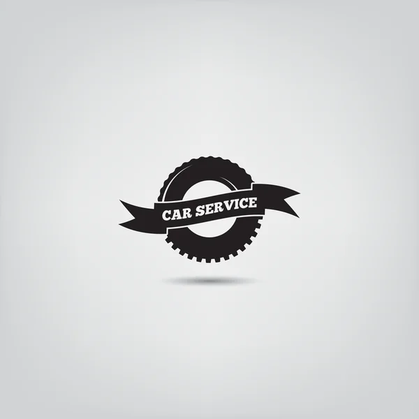 Plantilla vectorial del logotipo del servicio del coche — Vector de stock