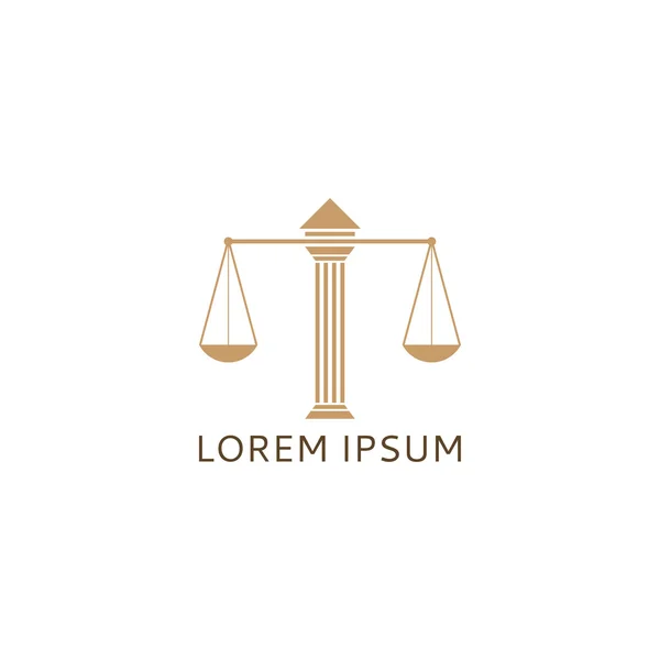 Avukat logosu ile Yunanistan sütun