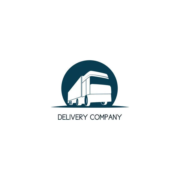 Delivery company logo template — Stock Vector