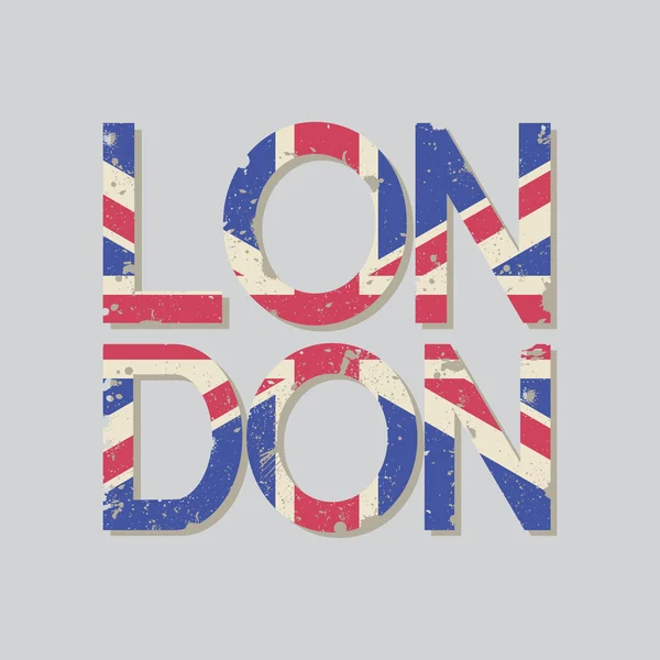 Tipografía ilustrativa de Londres — Vector de stock