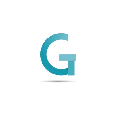 G harfi logo şablonu