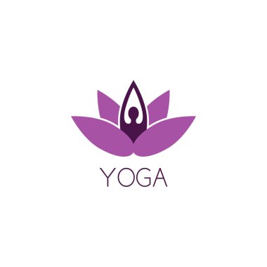 Yoga logo şablonu