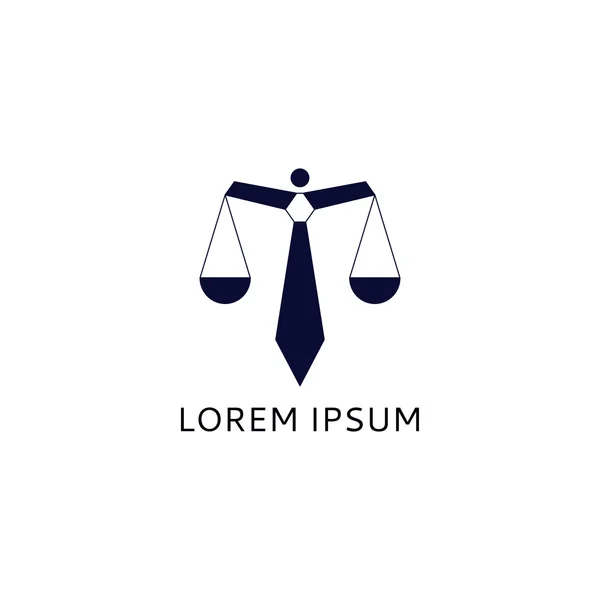 Kravat ile avukat logosu