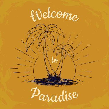 Cennet t-shirt grafiğe hoş geldiniz