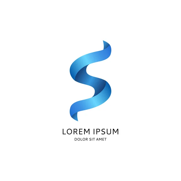 Logotipo letra S — Vector de stock