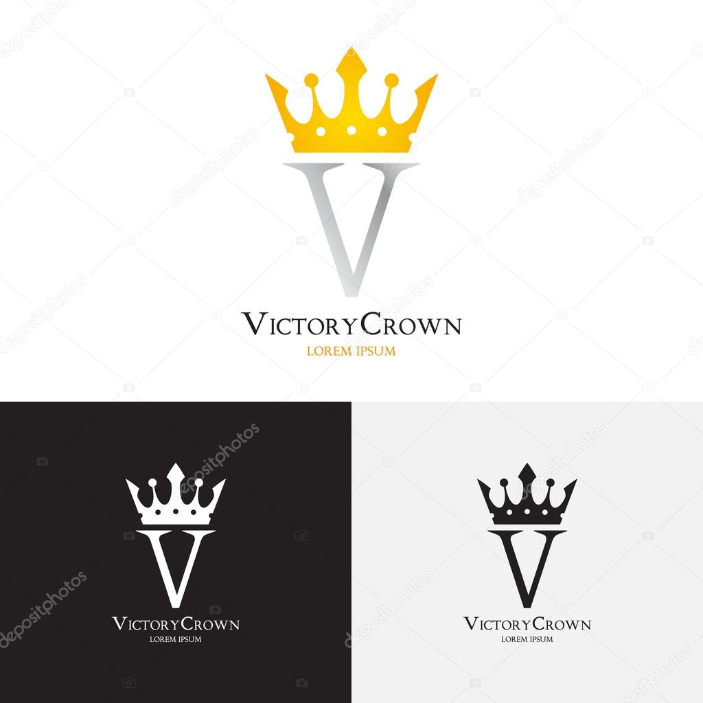 Logotype for uses in different spheres. Fashion logo, royalty logo, premium logo. Vector illustration.