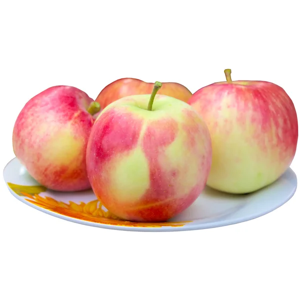 Höstens vackra saftiga äpplen. — Stockfoto