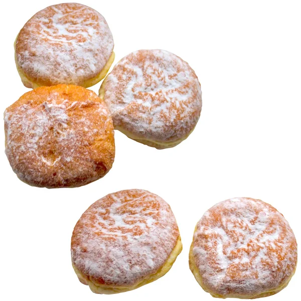 Donuts isolés sur un fond blanc. — Photo