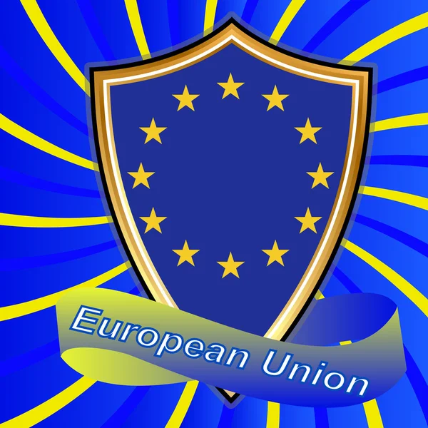 Bandiere dell'Unione europea . — Vettoriale Stock