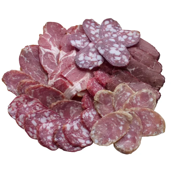 Assortimento di salsiccia . — Foto Stock