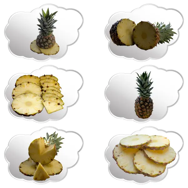 Dojrzały ananas. — Zdjęcie stockowe