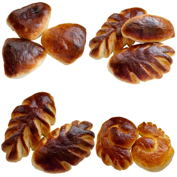 Asortyment pieczonego chleba. — Zdjęcie stockowe