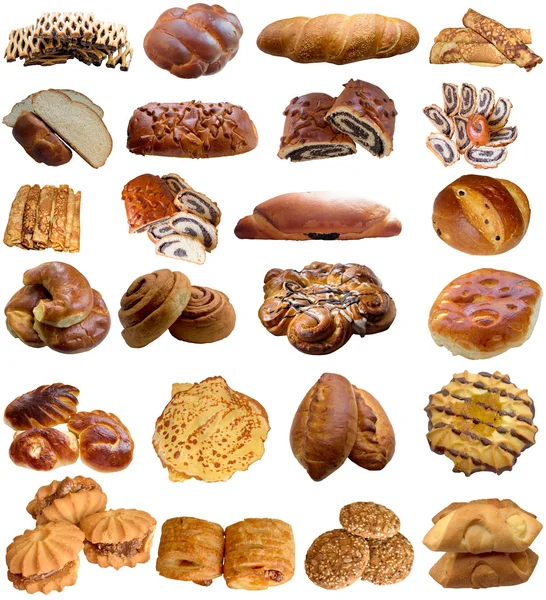 Assortiment gebakken brood. — Stockfoto