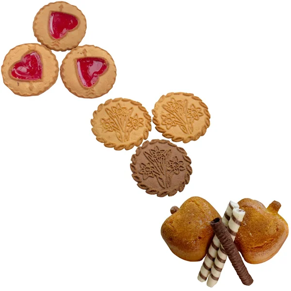 Kolekce souborů cookie. — Stock fotografie