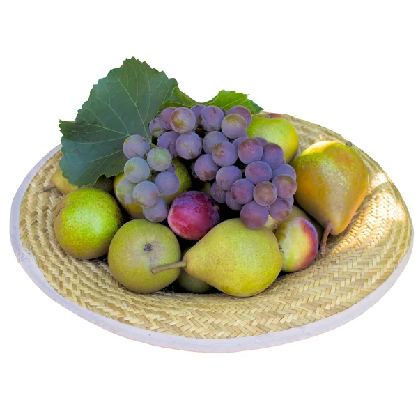 Hat with fruit. — Stock Photo, Image