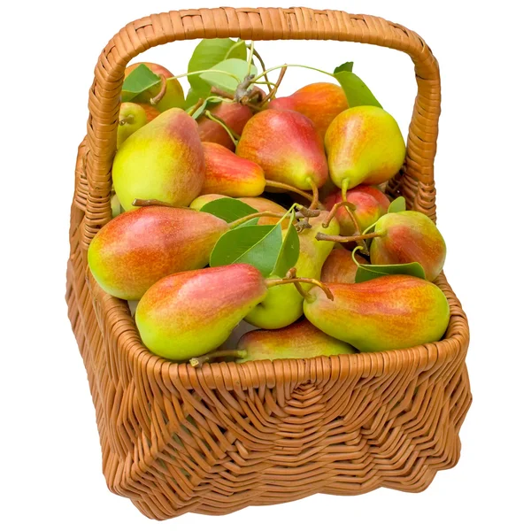 Basket with pears. — Stock Photo, Image