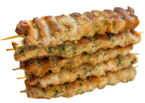 Kebab on skewers. — Stock Photo, Image