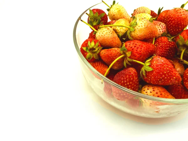 Strawberry in bowl — Stock Photo, Image