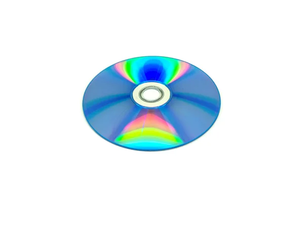 One disc on white background — Stock Photo, Image