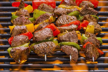 Sıcak ateşli Barbekü Izgara kebap